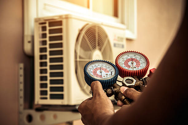 Professional Hvac Installation technician working in Westfield, IN